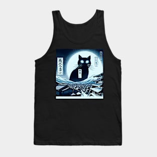 Japanese Catzilla Tank Top